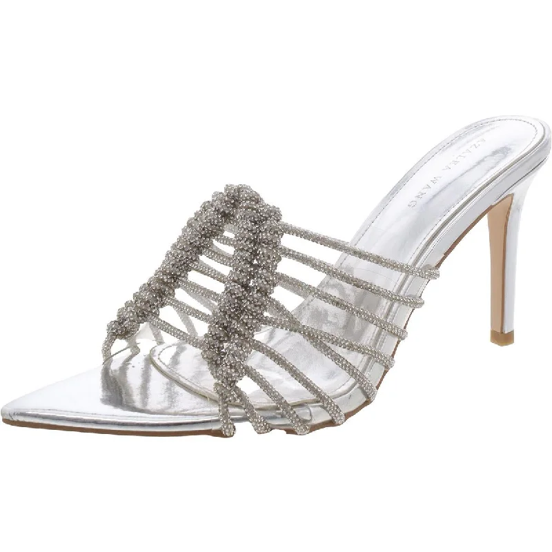Women's Non-Slip Flats AZALEA WANG Womens Sandal Pointed Toe Slide