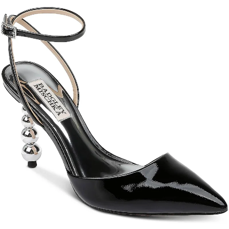 Soft Sole Shoes Discount Badgley Mischka Womens Indie II Rhinestone Ankle Strap Pumps