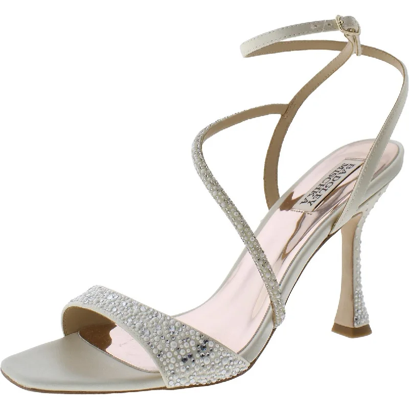 Women's Modern Shoes Badgley Mischka Womens Sally Embellished Square Toe Pumps