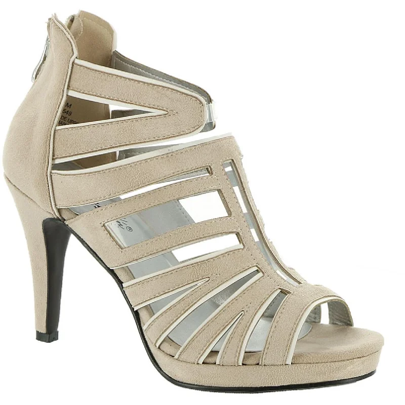 Trendy And Breathable Shoes Beacon Womens Gigi Microsuede Illusion Dress Sandals