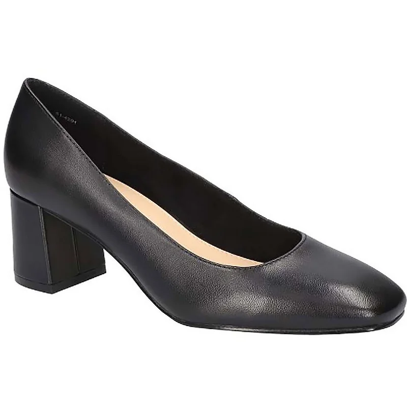 Trendy Threads Bella Vita Womens JILLIAN Leather Square toe Pumps