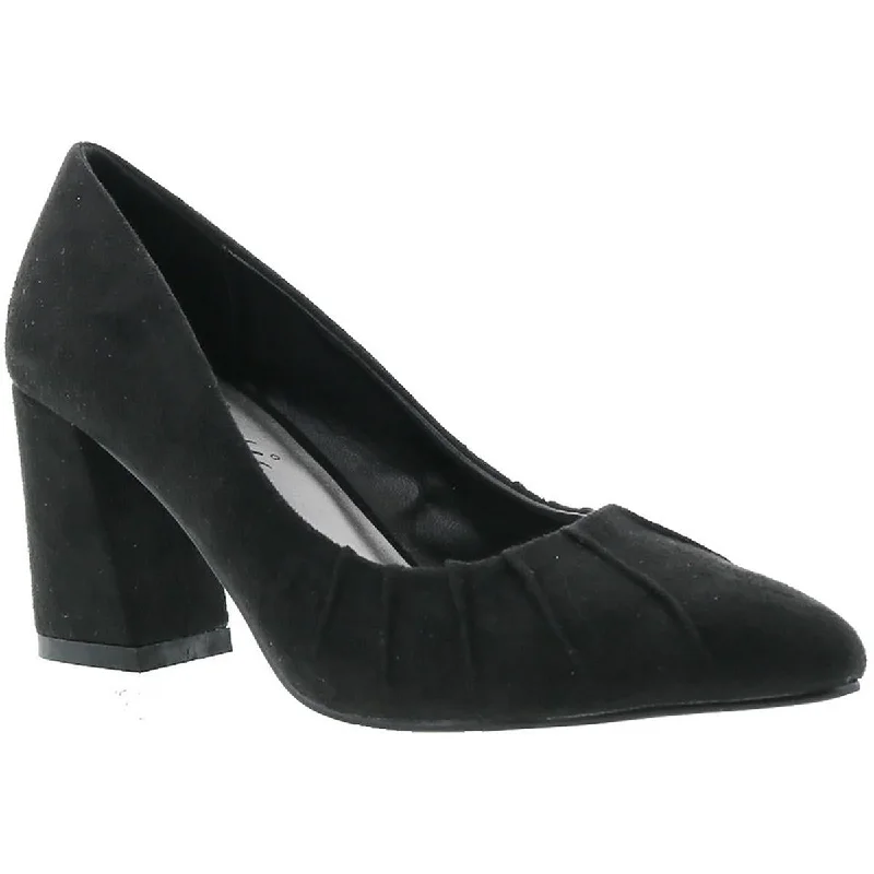 Weekend Exclusive Bellini Womens Vinny Faux Suede Slip-On Pumps