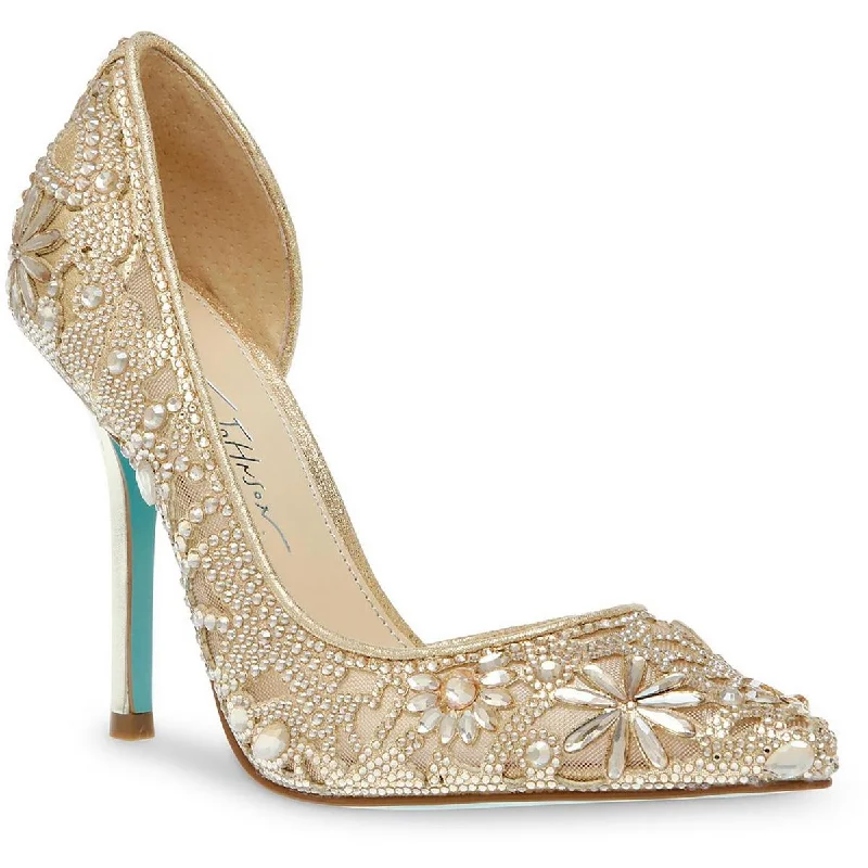 Women's Non-Slip Shoes Betsey Johnson Womens Chic Slip-On Pointed Toe D'Orsay
