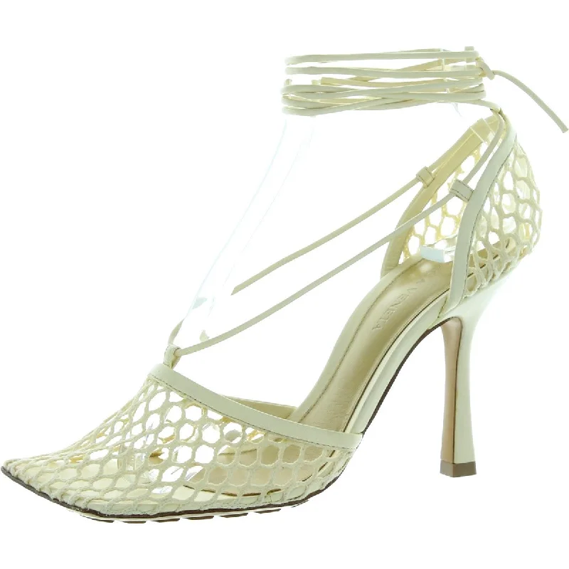 Best Women's Shoe Deals Bottega Veneta Womens Leather Mesh Pumps