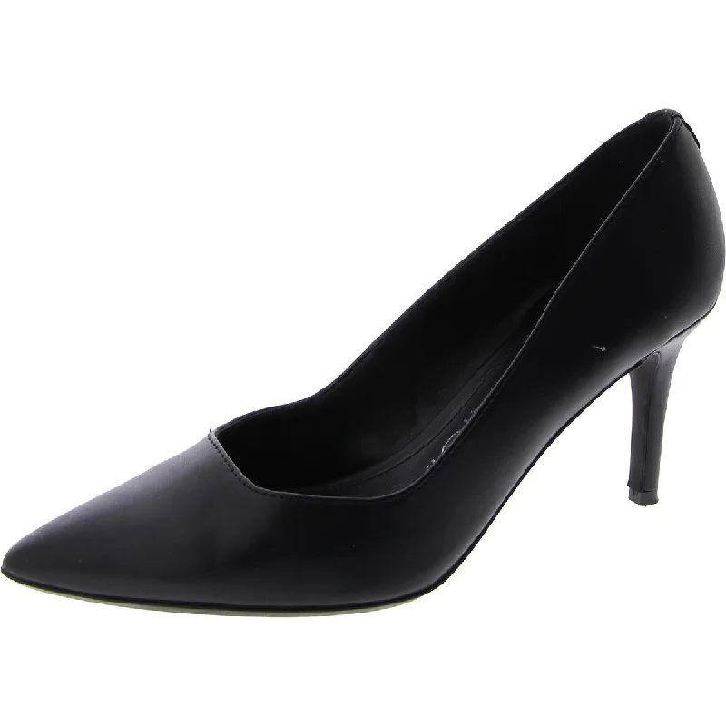 Casual Chic Deals Calvin Klein Womens Genlee Faux Leather Pointed Toe Pumps