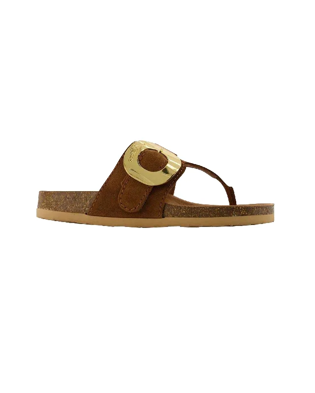 Comfortable Durable Shoes Chany Fussbett Mules - See By Chloe - Tan - Leather