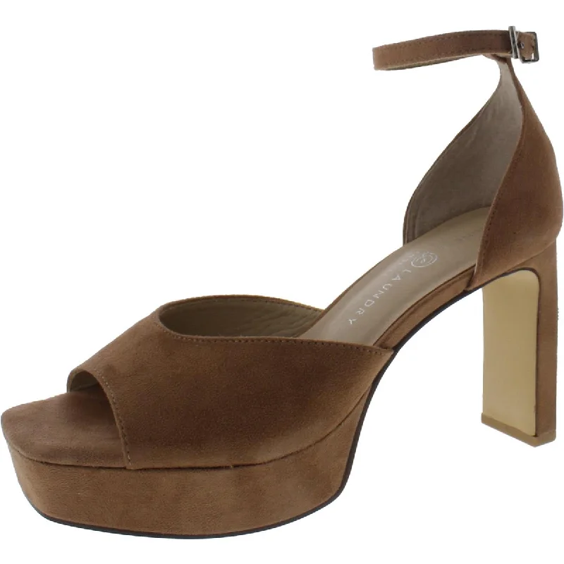 Designer Shoes Clearance Chinese Laundry Womens Tiana Faux Leather Sandal Block Heels