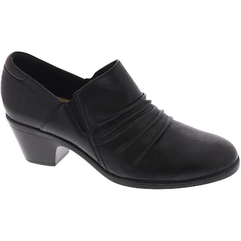 Chic Style Discounts Clarks Womens Emily 2 Cove Faux Leather Slip On Pumps