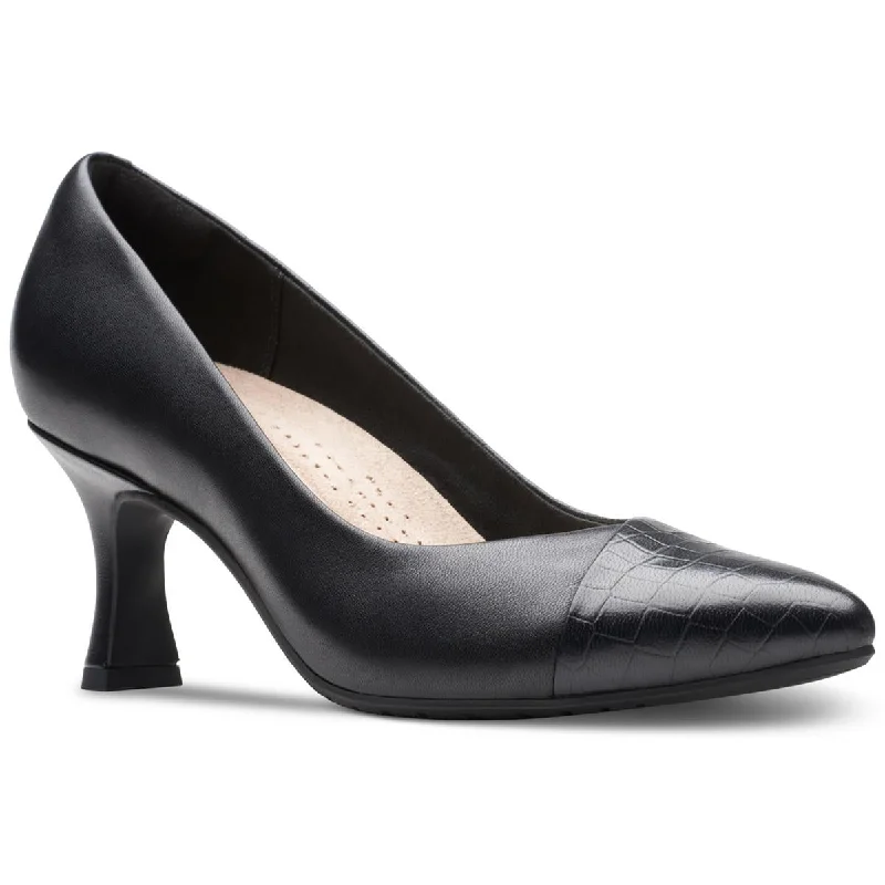 Trendy Looks On Sale Clarks Womens KATALEYNA ROSE Leather Pumps