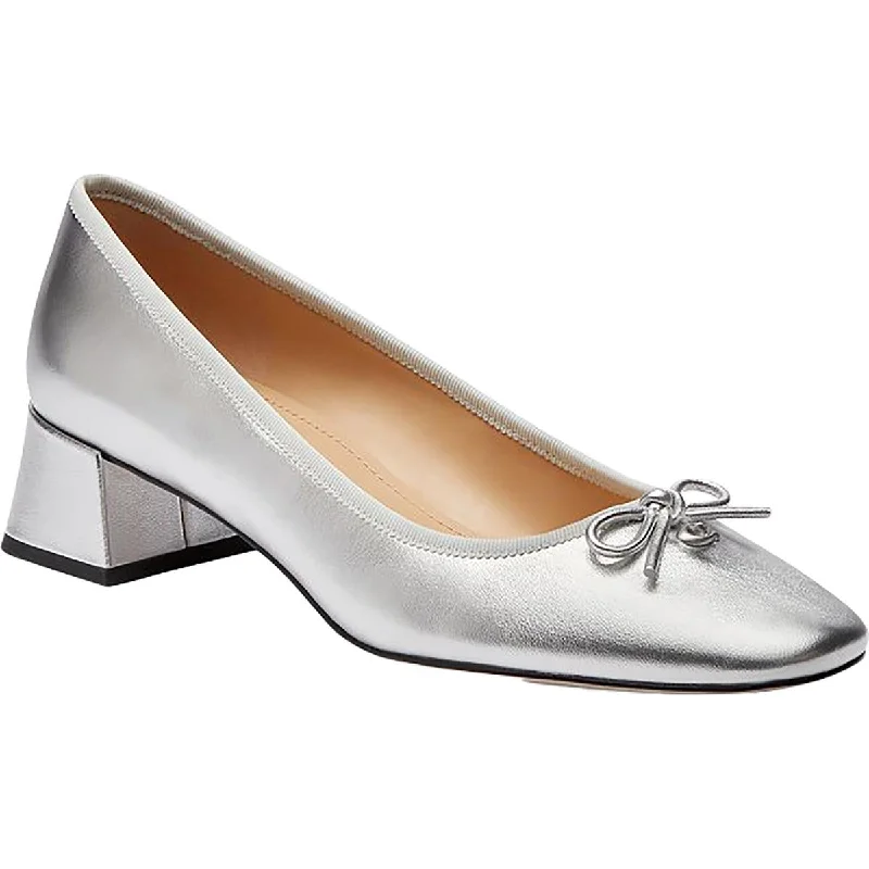 Versatile Shoes Promotion Coach Womens AVA Metallic Leather Pumps