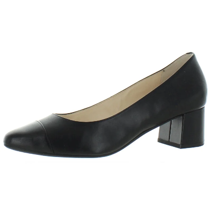 Comfortable Slip-On Shoes Cole Haan Womens The Go-To Pump Leather Slip-On Block Heels Comfortable Slip-On Shoes Cole Haan Womens The Go-To Pump Leather Slip-On Block Heels