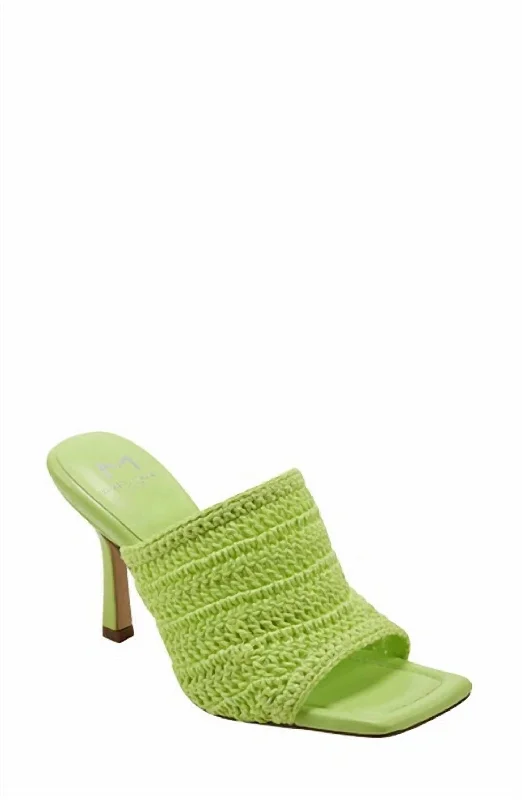 Chic & Modern Sales Dako Sandals In Lime