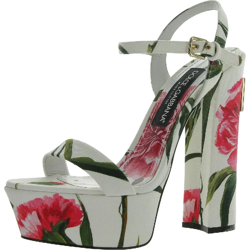 Limited Stock, Big Discounts Dolce & Gabbana Womens Stilettos Ankle Strap Pumps