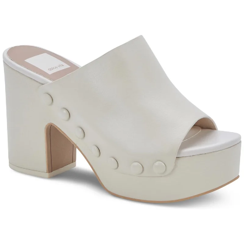 Save Big Dolce Vita Womens EMOL Studded Slip On Clogs