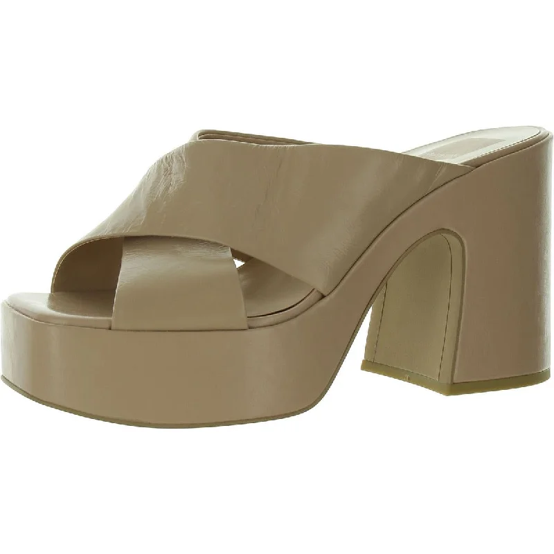 Flash Sale Starts Dolce Vita Womens Faux Leather Criss-Cross Slide