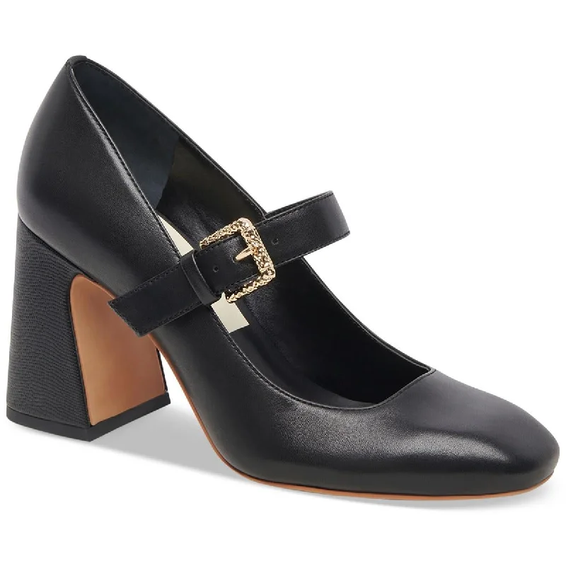 Unbeatable Prices Dolce Vita Womens Lakota Leather Slip On Block Heels