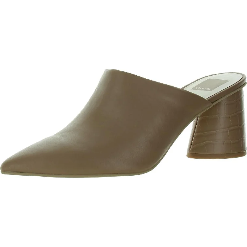 Buy More, Save More Dolce Vita Womens Leather Slip On Mules