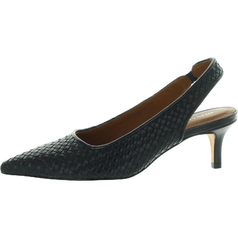 Inspired By You, Designed For You Donald J. Pliner Womens Olympia Leather Slingback Pumps