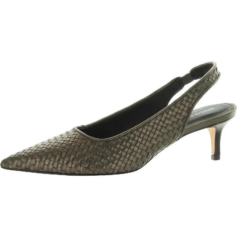 Trend Leading Collection Donald J. Pliner Womens OLYMPIA Woven Slingback Pumps