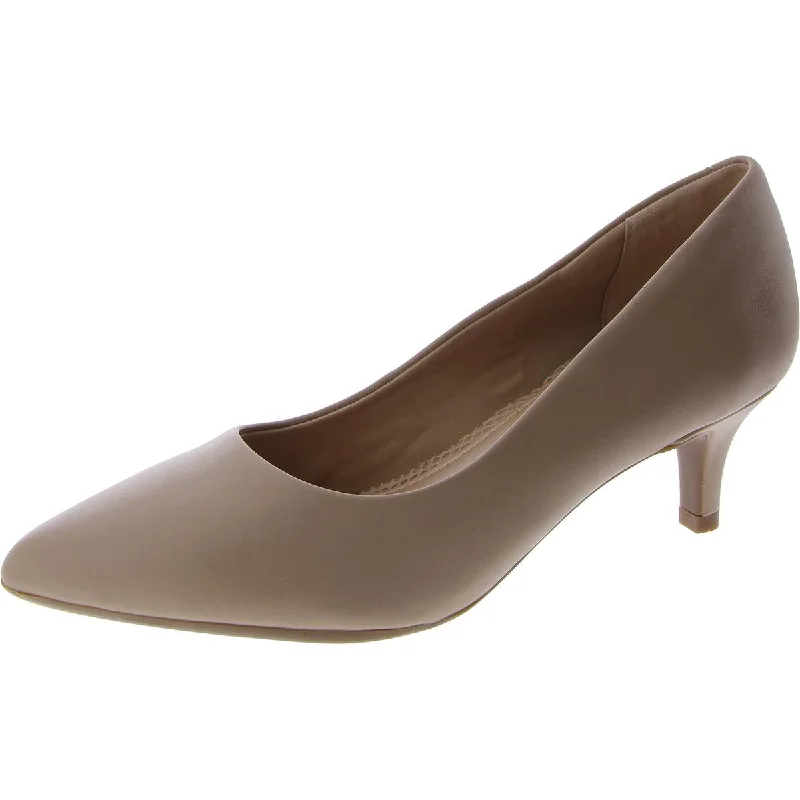 Limited Time Offer Easy Spirit Womens Lexie Leather Pointed Toe Pumps