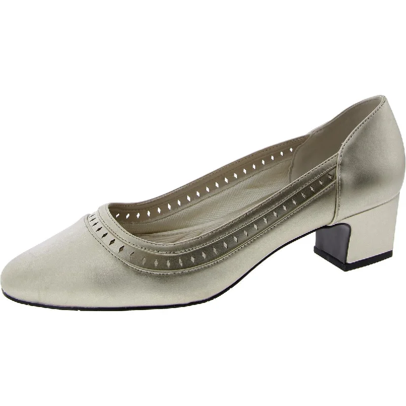 You'Ll Love Us Because Easy Street Womens GIANA Faux Leather Slip On Pumps