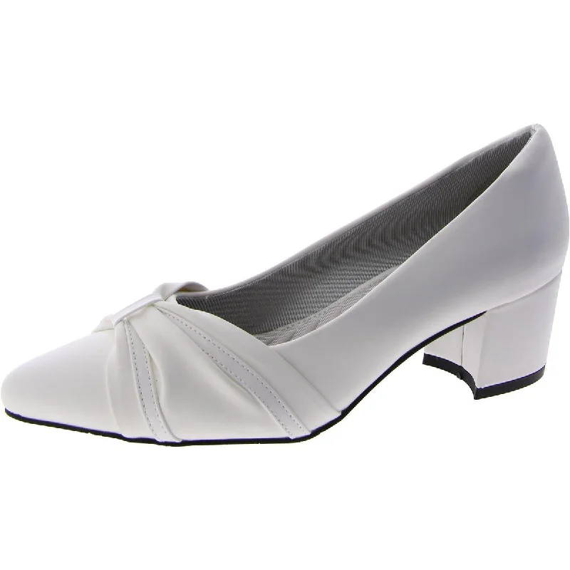 Catch Every Fashion Trend Easy Street Womens Millie Patent Slip On Pumps