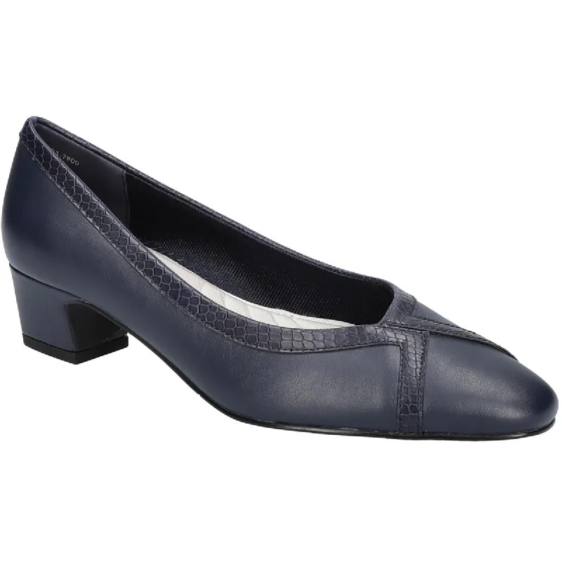 Trendy Pulse Easy Street Womens MYRTLE Faux leather Almond Toe Pumps