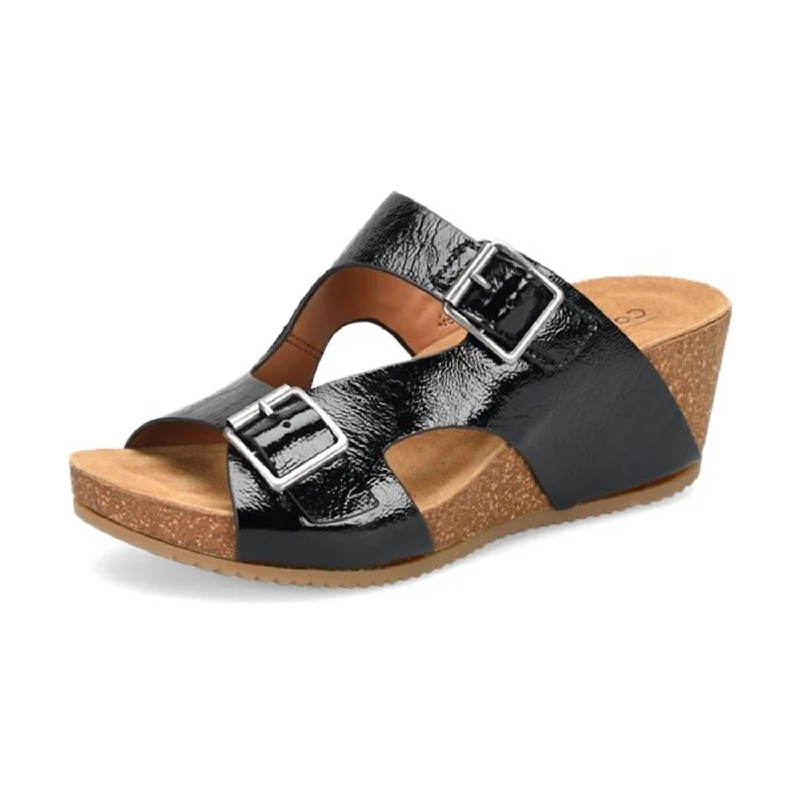 Durable Walking Shoes Sale Emah Sandal In Black Patent