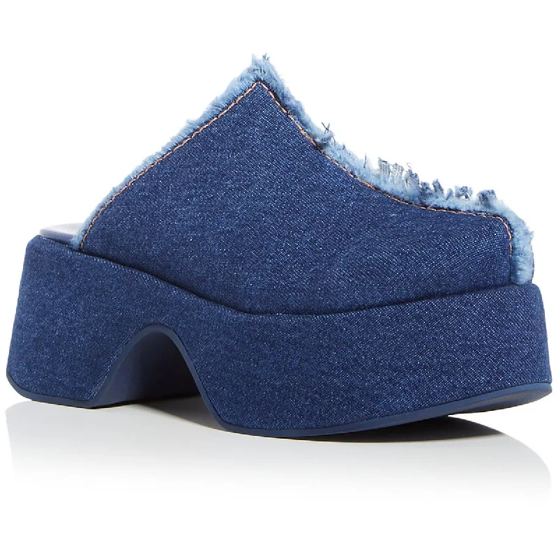 Hurry Before It's Gone FARM Rio Womens Denim Slip On Mules