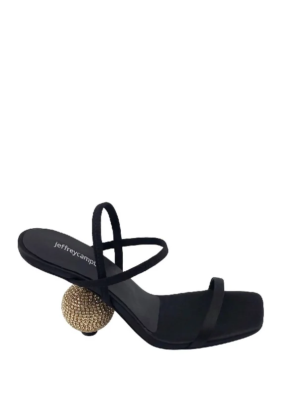 Sporty Fashion Offers Funkadelic Sandals In Black