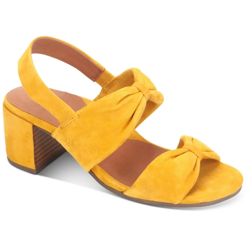 Top Brand Discounts Gentle Souls by Kenneth Cole Womens Charlene Two Knot Two knot Braid Block Heels