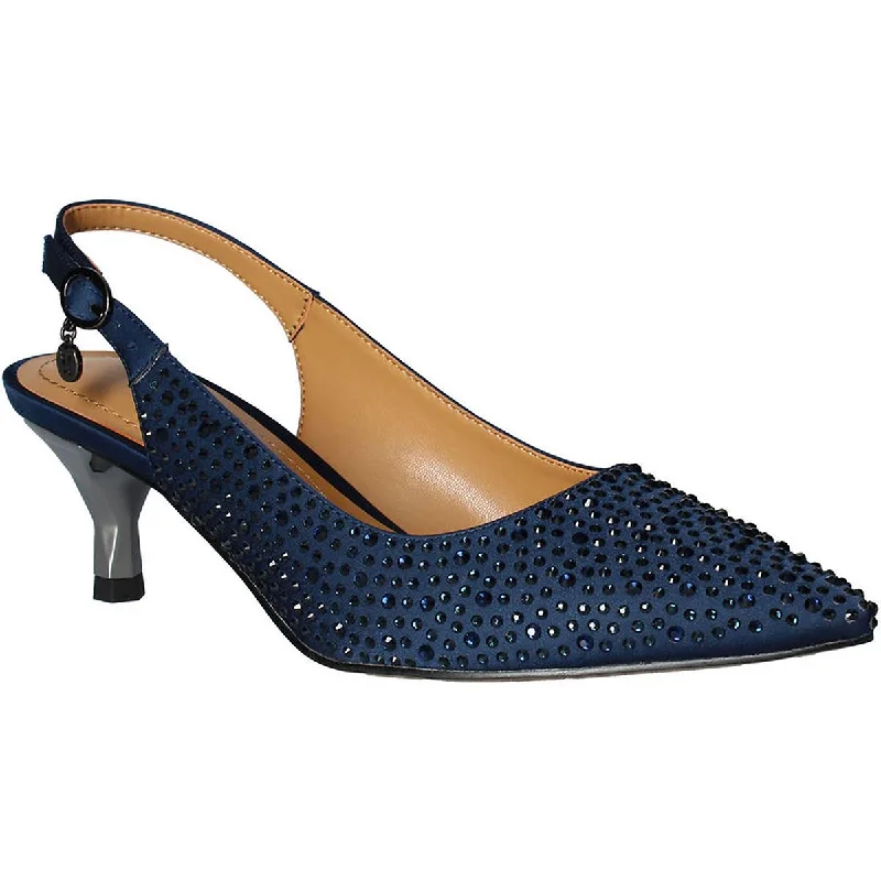 Luxury Boots Sale J. Renee Womens Ferryanne Satin Embellished Pumps