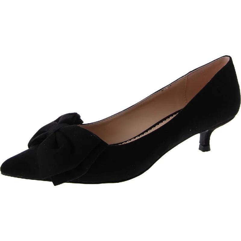 Street-Style Slip-Ons Journee Collection Womens Faux Suede Slip On Kitten Heels
