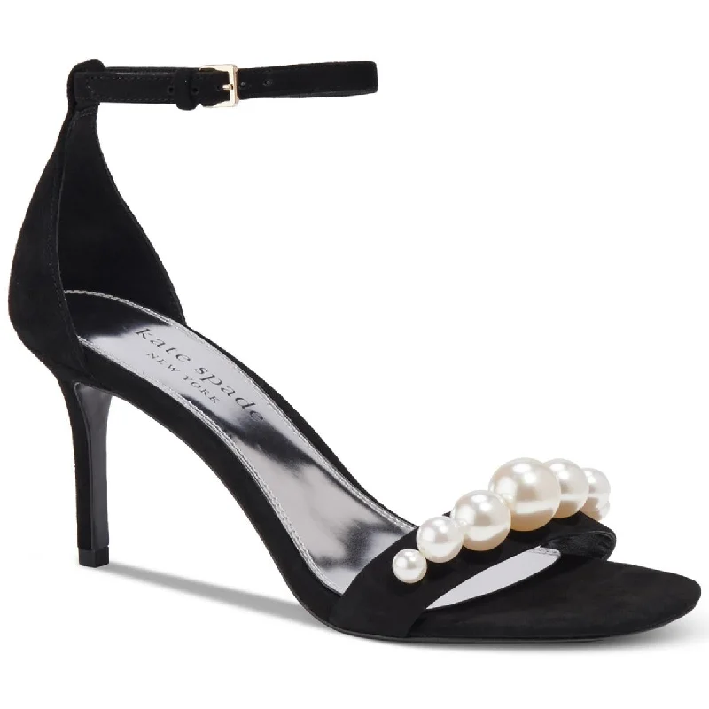 Sustainable Footwear Sale Kate Spade New York Womens Avaline Suede Pearl Pumps