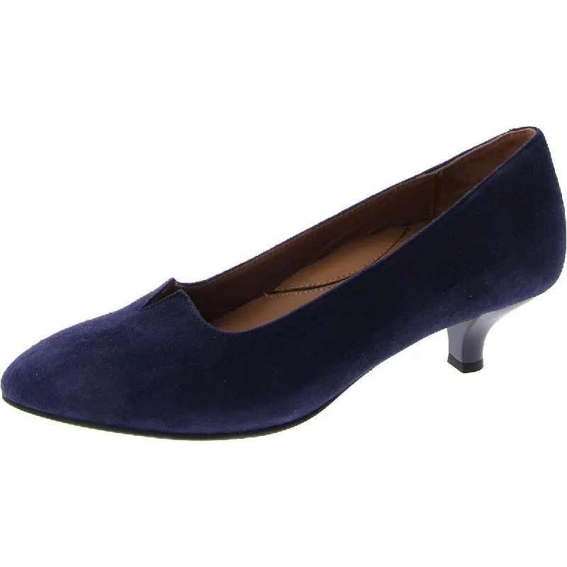 Navy Kid Suede