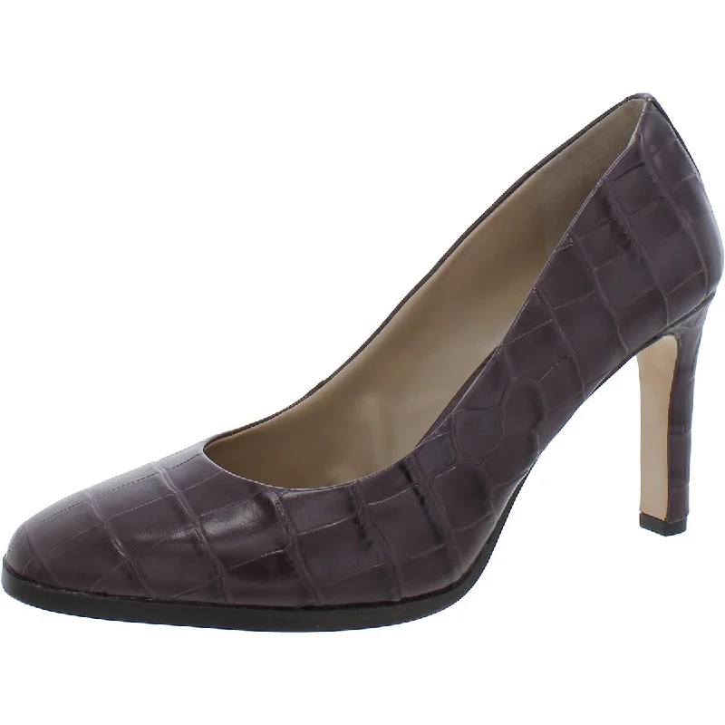 Classic Casual Shoes Sale Lauren Ralph Lauren Womens Camila Leather Slip-On Pumps