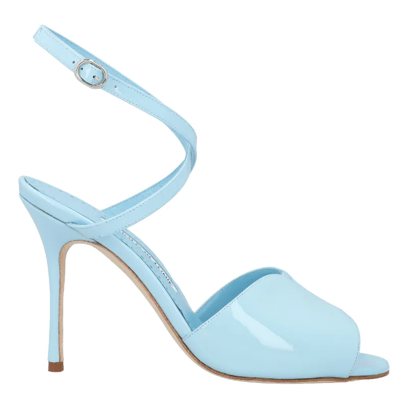 Seasonal Trends Manolo Blahnik Hourani 105 Sandal Blue