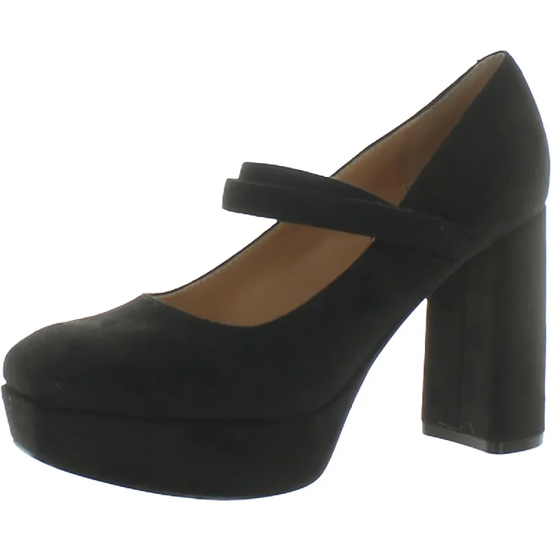 Hot Styles Marc Fisher Womens Faux Suede Block Heels