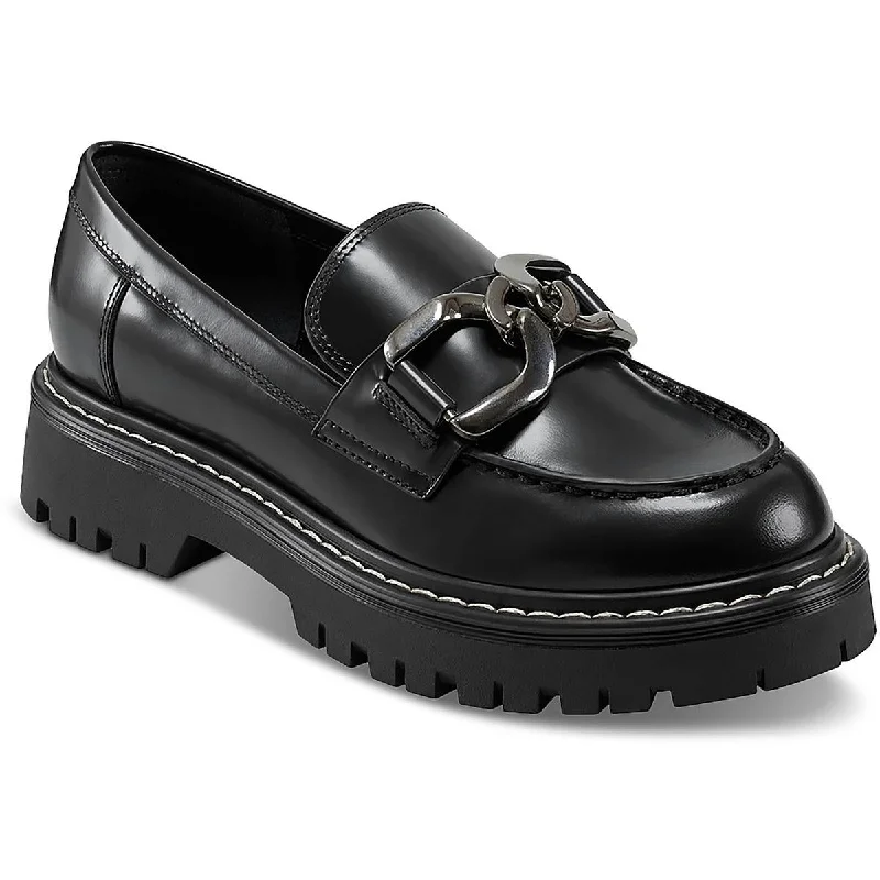 Fashion Sale Marc Fisher Womens Trisca Patent Leather Slip On Loafer Heels