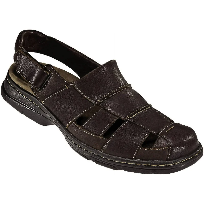 Sleek Dress Shoes Deal Men's Monterey Fisherman Sandal - 4E Width In Brown