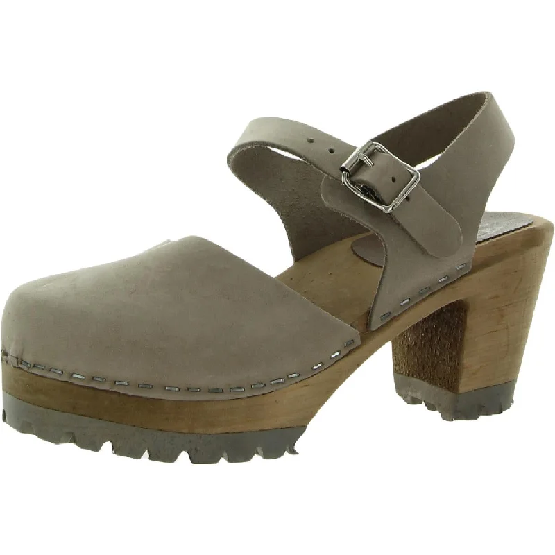 Best Women's Shoe Deals Mia Womens Leather Heels Clogs