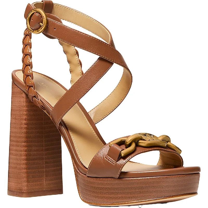 All-Day Comfort Shoes Sale Michael Kors Womens Kailey Platform Sandal Stiletto Slip On Ankle Strap
