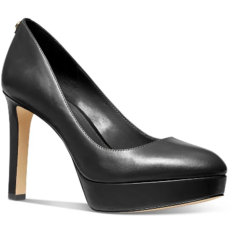 Comfortable Trendy Shoes MICHAEL Michael Kors Womens Chantal Leather Slip On Platform Heels Comfortable Trendy Shoes MICHAEL Michael Kors Womens Chantal Leather Slip On Platform Heels