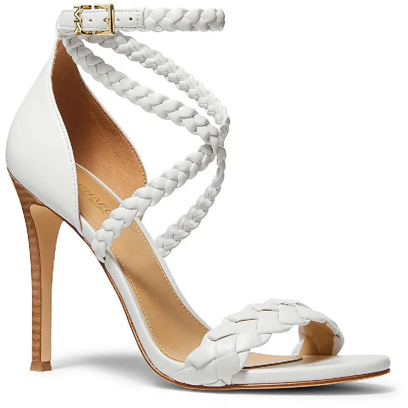 Big Discounts MICHAEL Michael Kors Womens Faux Leather Braided Heels