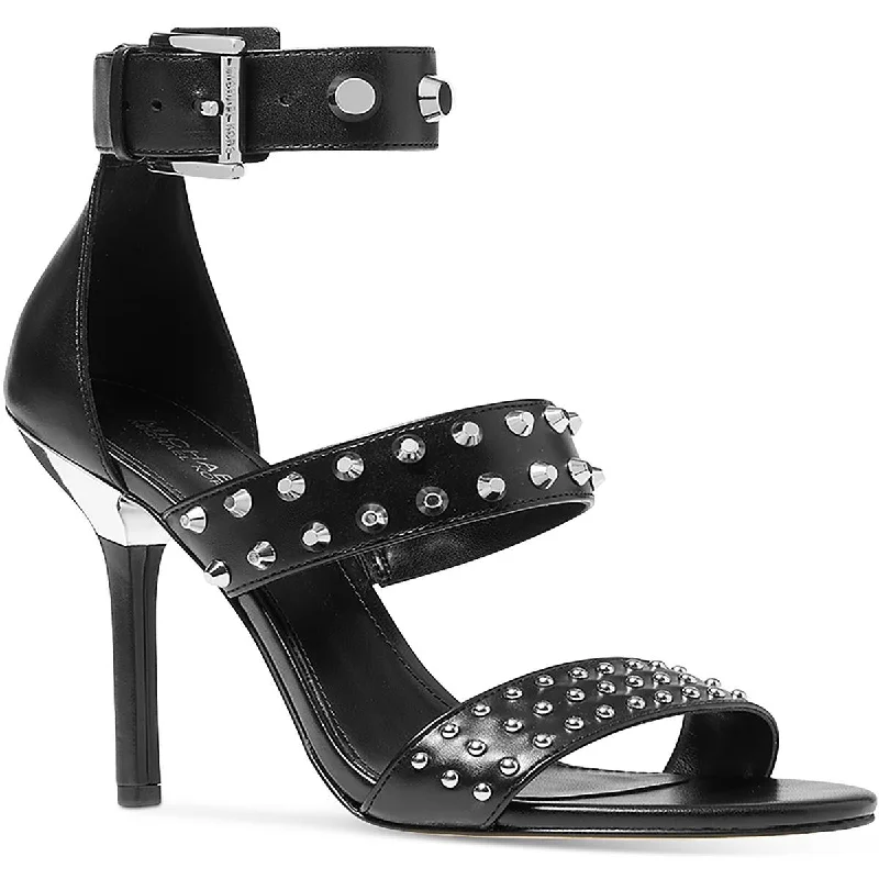 Trendy Threads MICHAEL Michael Kors Womens Faux Leather tudded Ankle Strap