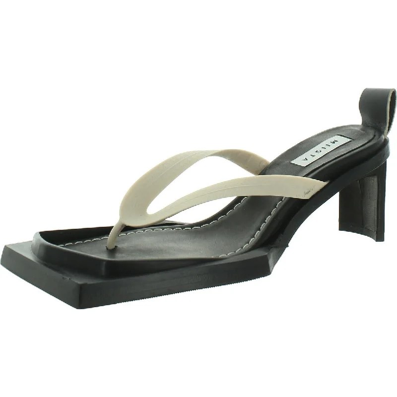 Urban Style Promotions Miista Womens Leather Square Toe Pumps