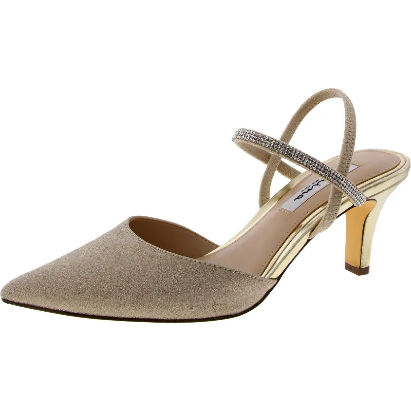 Modish Fashion Discounts Nina Womens BILLIE Comfort Insole Kitten Heels