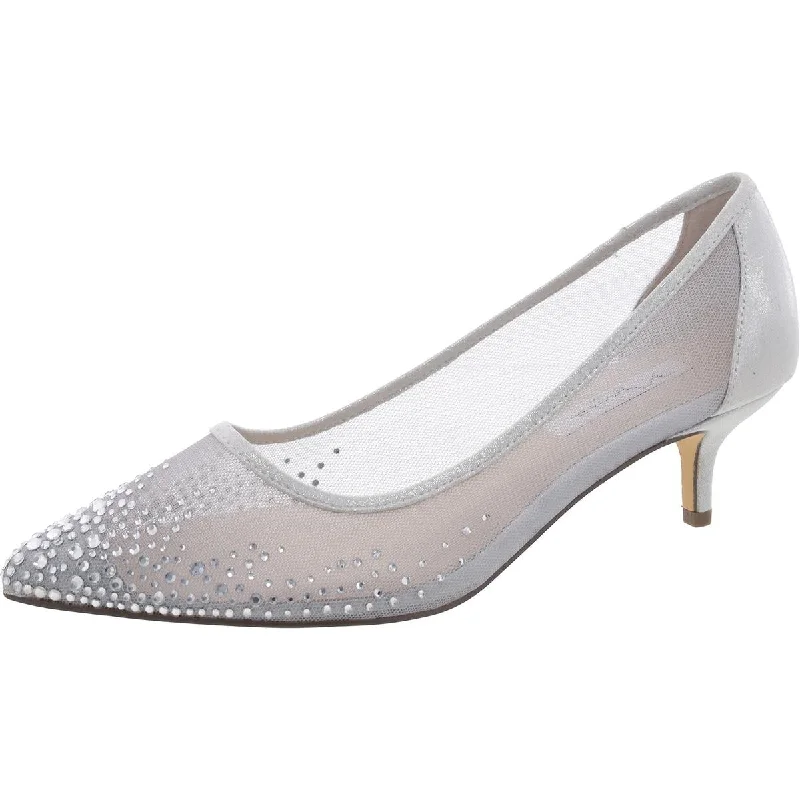 Outdoor Shoes Sale Nina Womens Rhinestone Almond Toe Kitten Heels