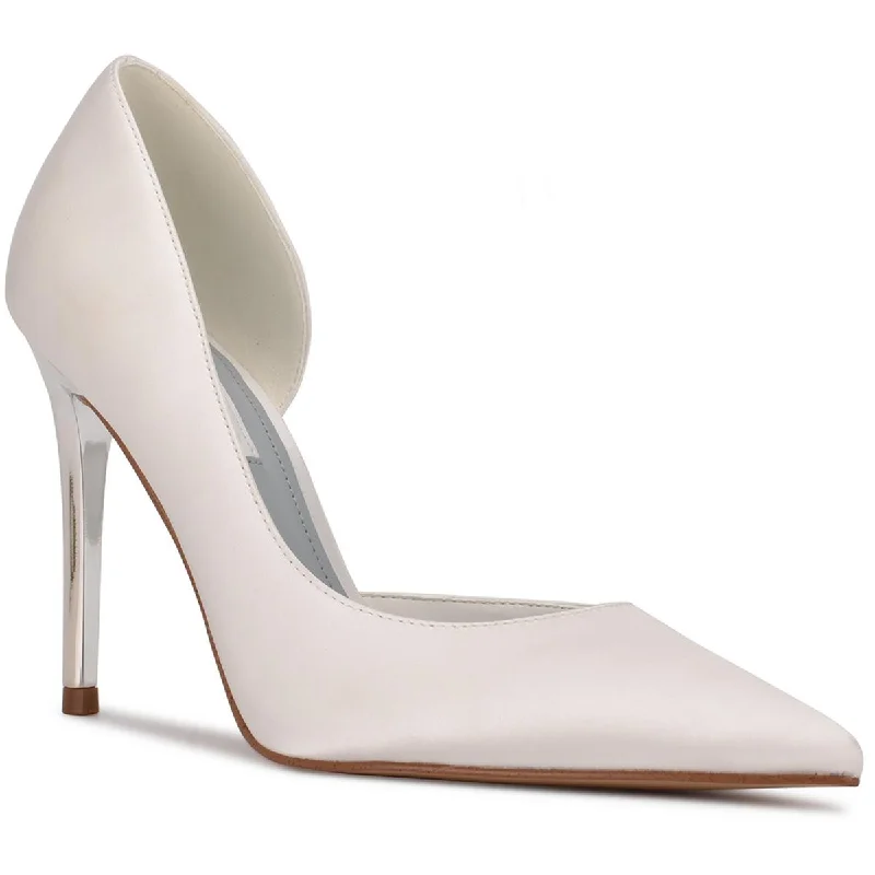 Everyday Shoes Promotion Nine West Womens Folowe Satin Dressy Pumps