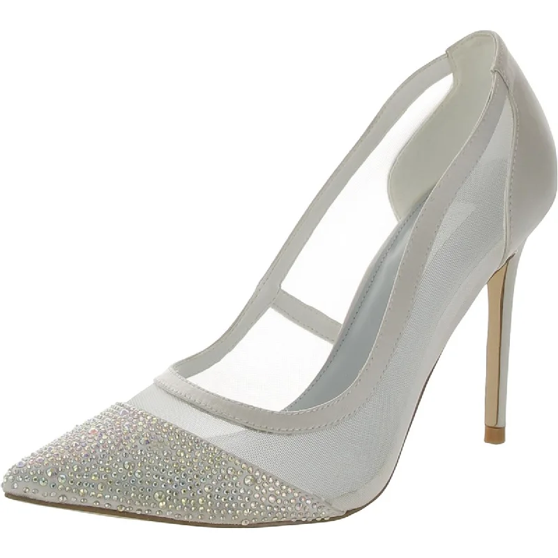 Fashionista Sale Nine West Womens Francya 2 Satin Embellished Pumps